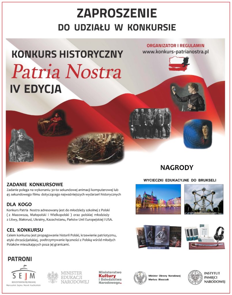 ZAPROSZENIE --- do IV edycji konkursu PN --- polska --- _graficzne